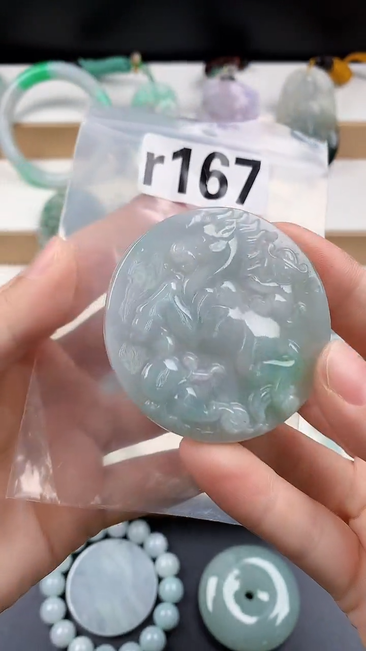 颈饰未镶嵌翡翠天然翡翠吊坠挂件