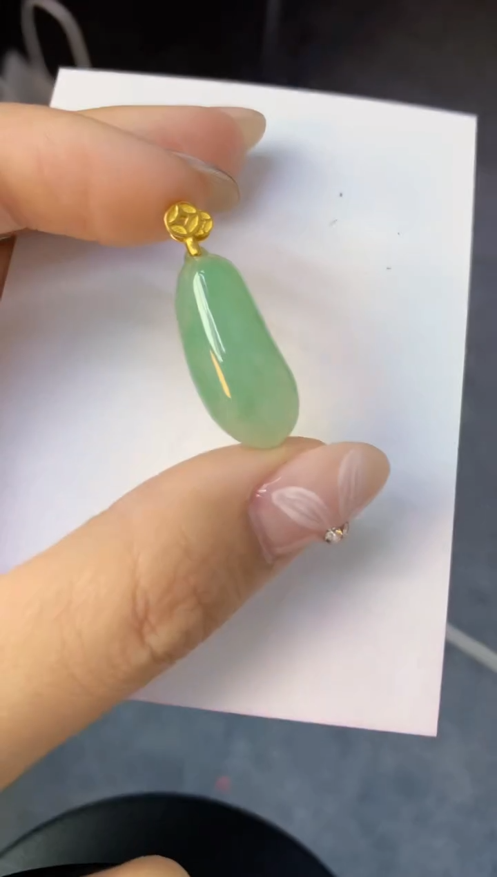 颈饰未镶嵌翡翠天然缅甸a货翡翠百元以上9元证书费自理