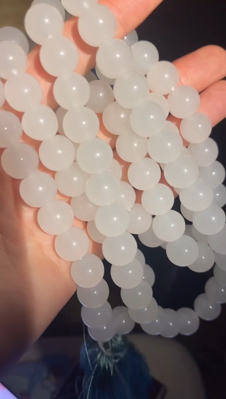 【闪购商品】【闪购商品】白色玉项链108