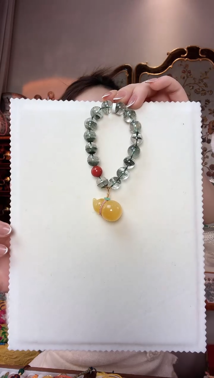 【闪购商品】水晶手链未镶嵌绿幽灵手串