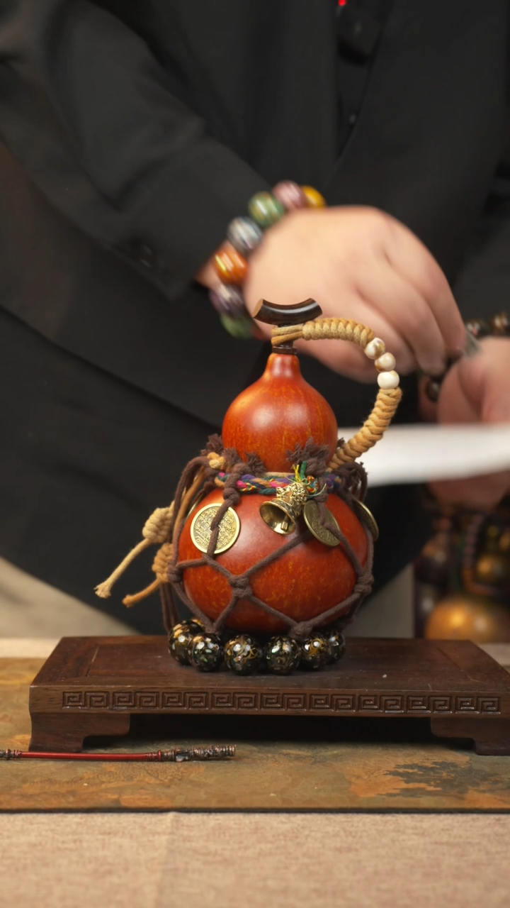 【闪购商品】183大漆葫芦一物一拍记葫堂出品