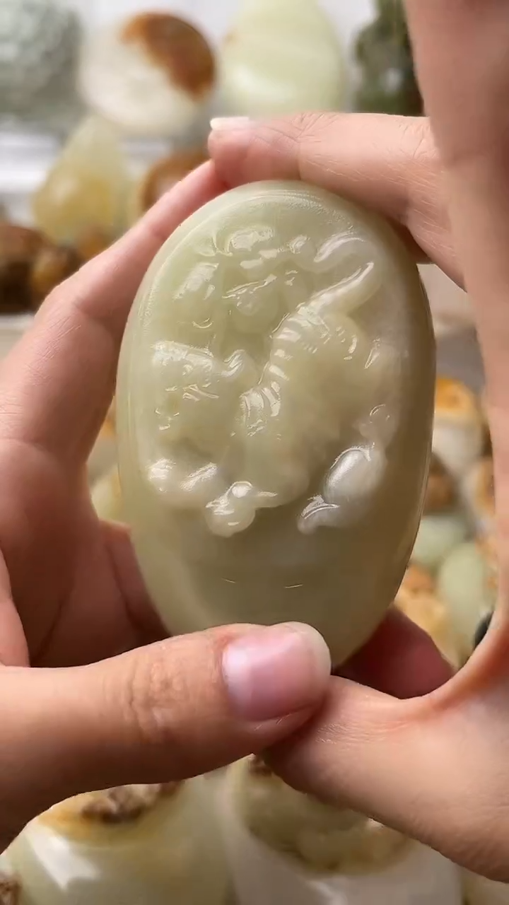 石材虎古青石棉纹正常不退换
