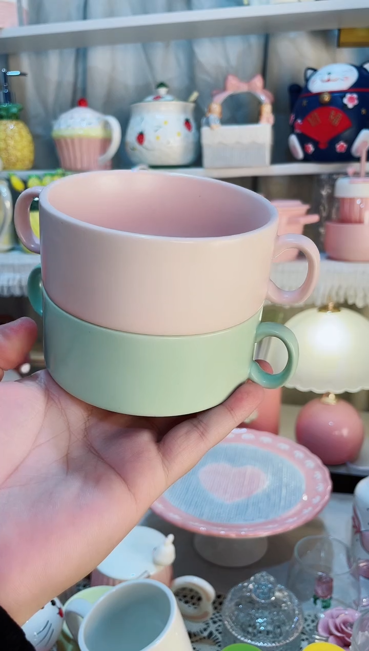 【闪购商品】瓷片辅食碗2个 发货快质量好 