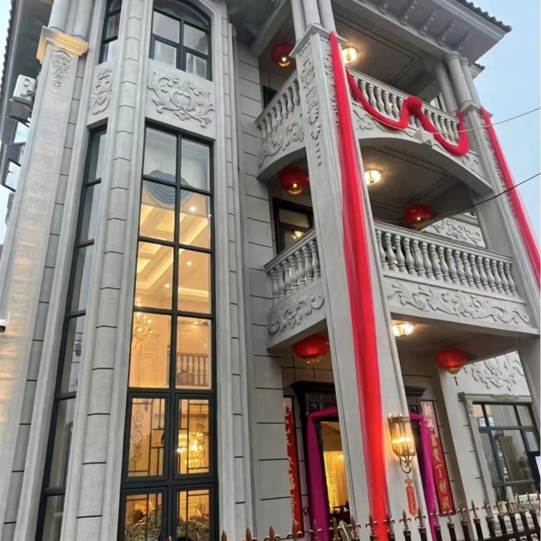 定制农村别墅结婚乔迁大红花球