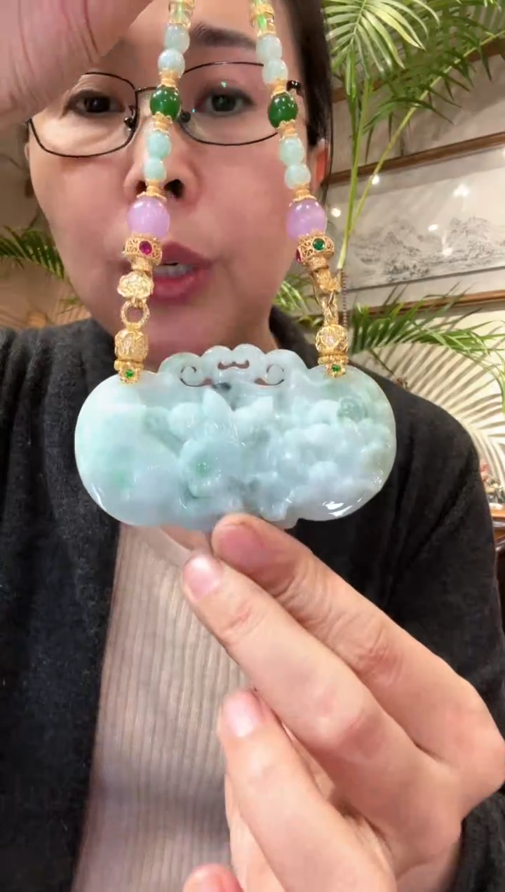 【闪购商品】翡翠颈饰未镶嵌国风