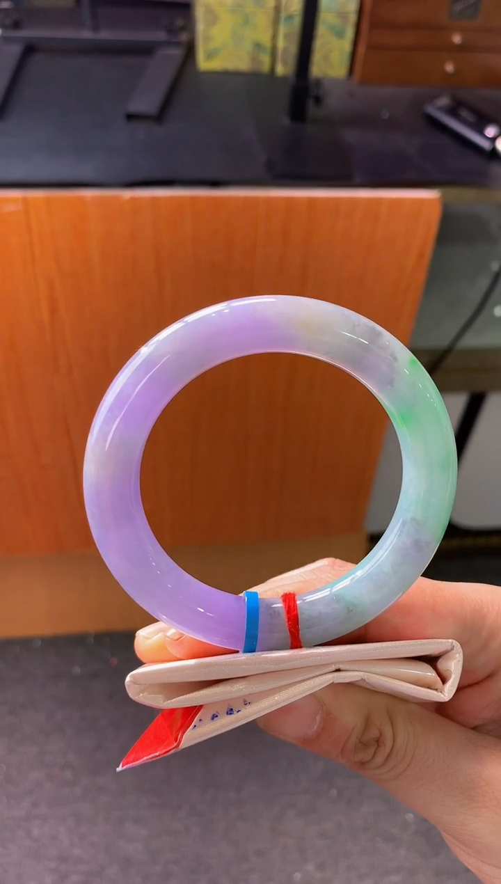 未镶嵌手镯翡翠-Q67 圈口59.9