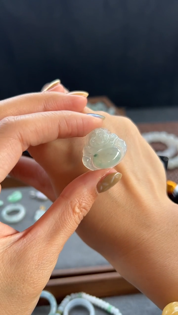 【闪购商品】翡翠耳饰未镶嵌515买断