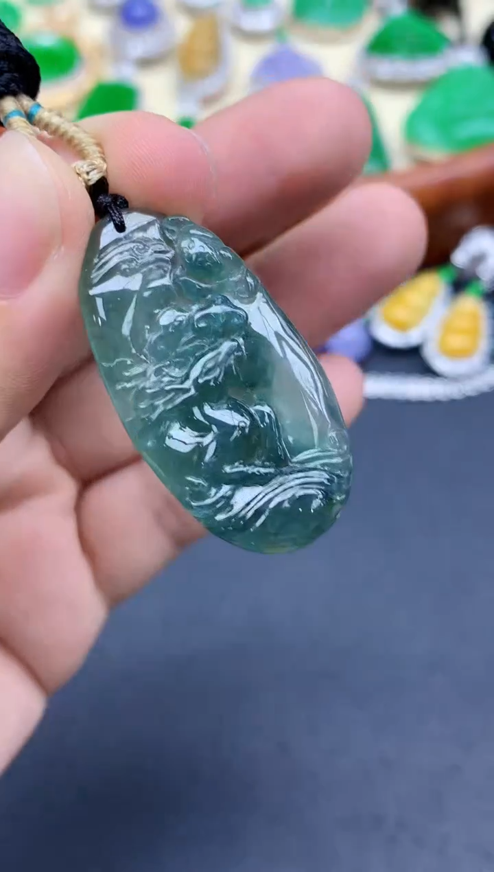 颈饰未镶嵌翡翠45-中国好珍宝