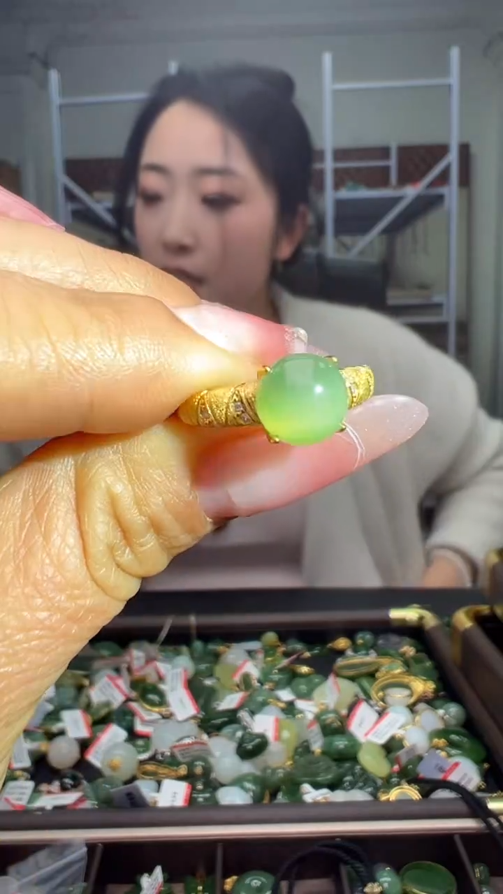 颈饰银S925镶嵌和田玉（多样性发货.发其一)1.02.02