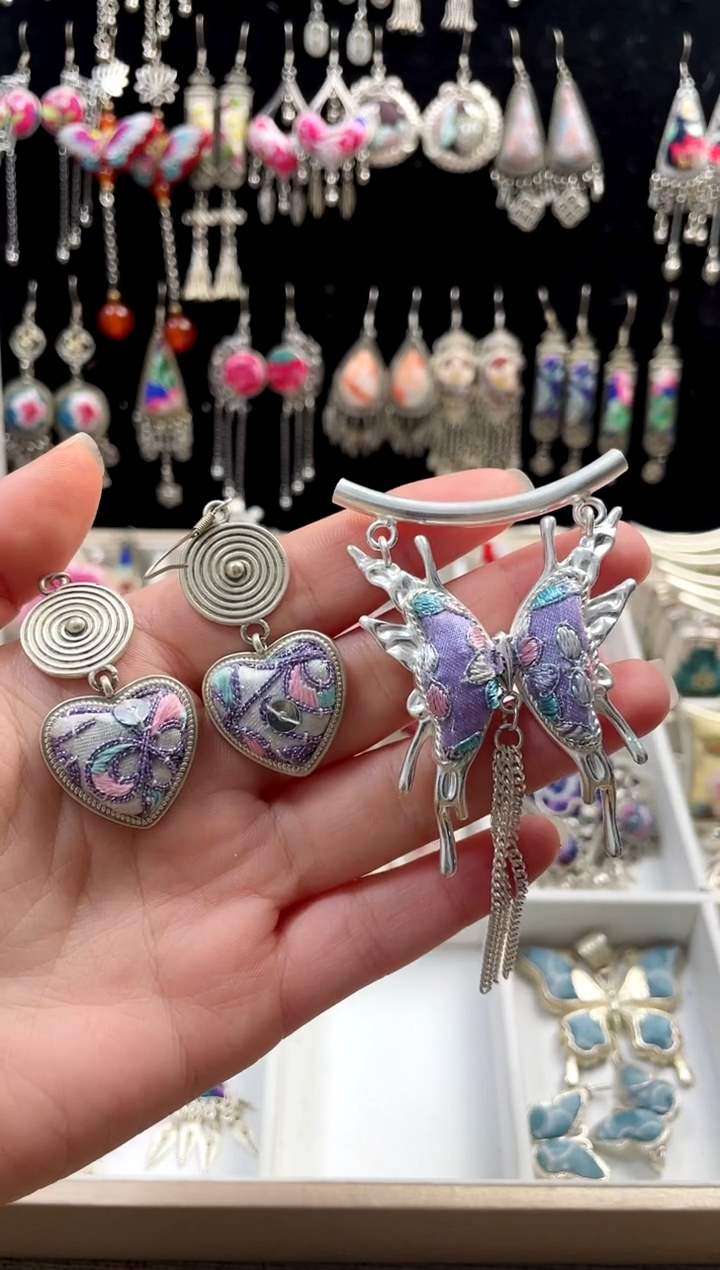 【闪购商品】织绣非遗刺绣饰品