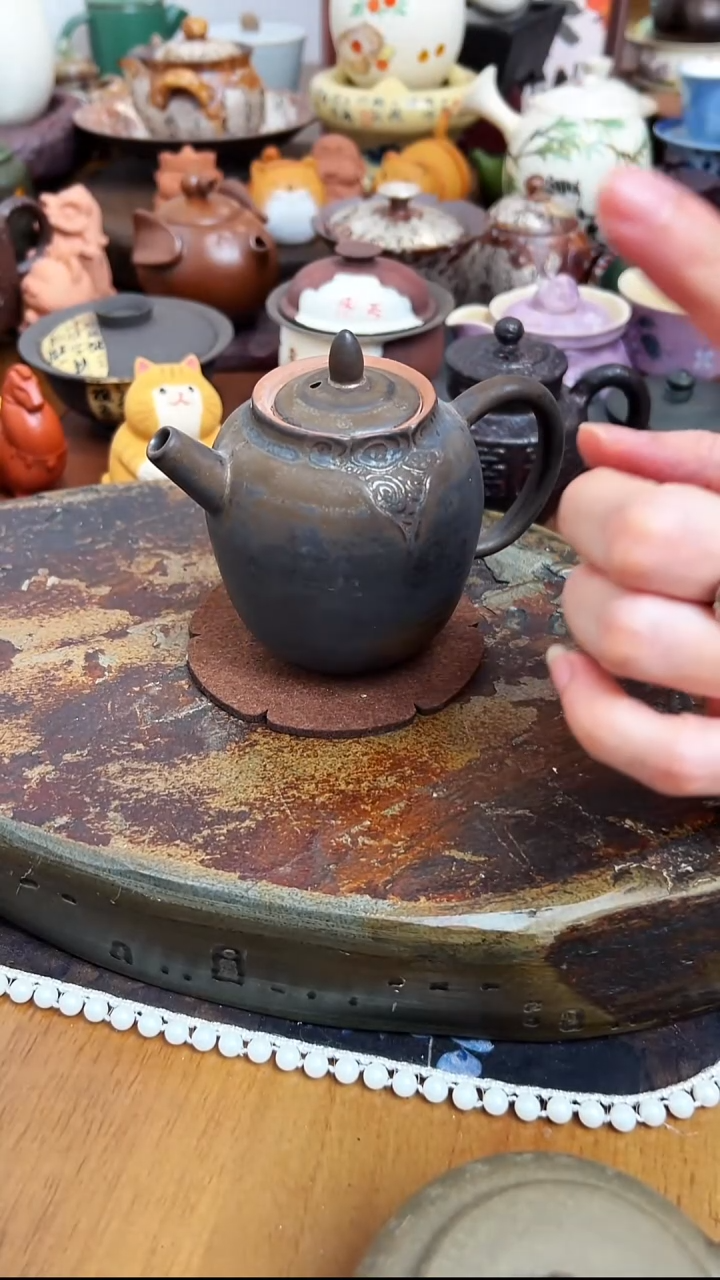  【茶瓷物语】铁锈釉壶