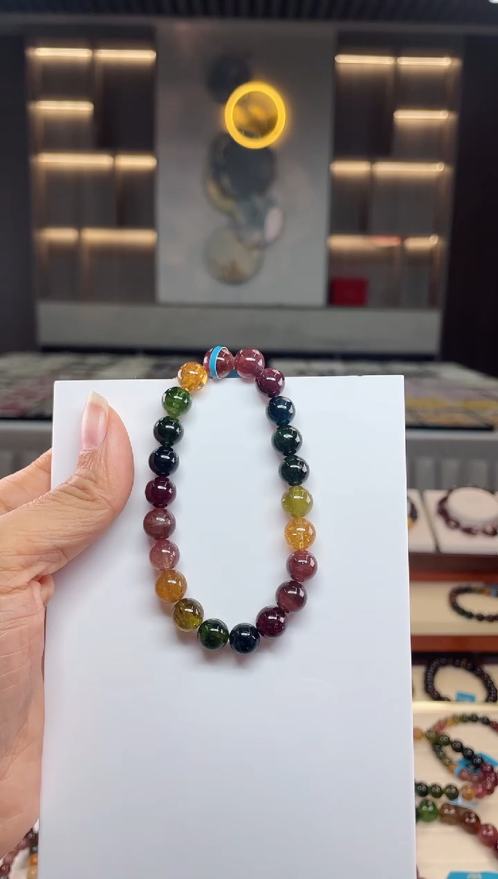 【闪购商品】碧玺单圈手串未镶嵌（多样性发一条）Q