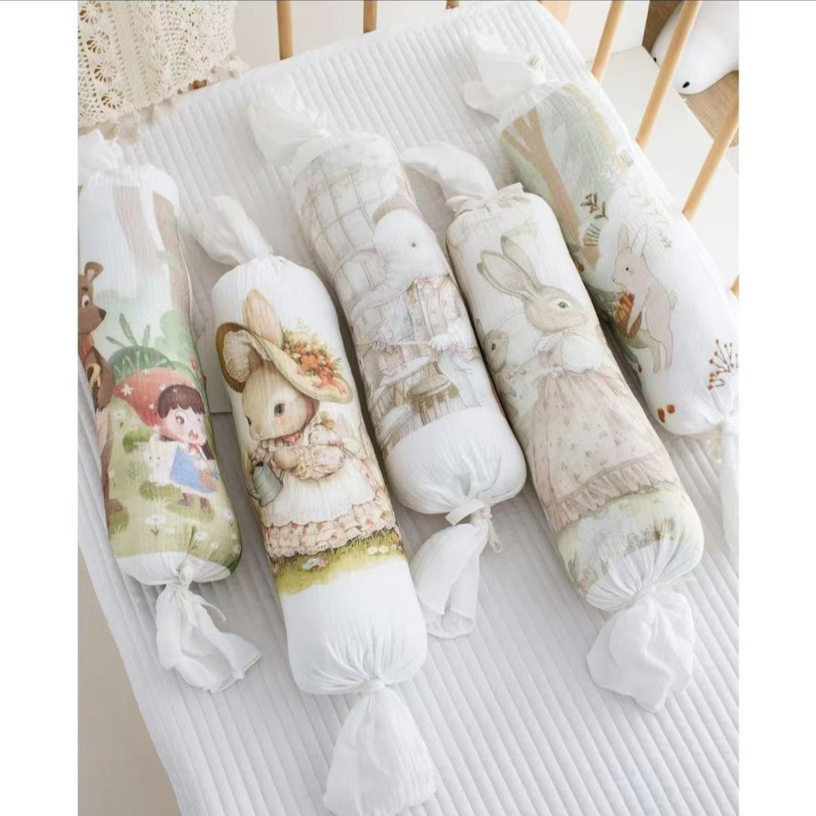 婴儿糖果枕侧睡宝宝安抚枕