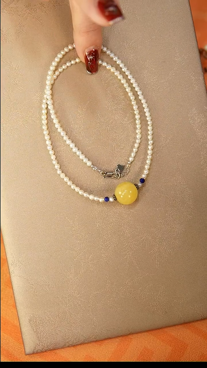 【闪购商品】琥珀颈饰未镶嵌颈饰