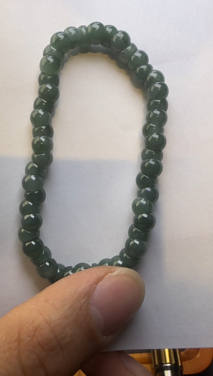 【闪购商品】翡翠手链未镶嵌翡翠大餐单圈7mm