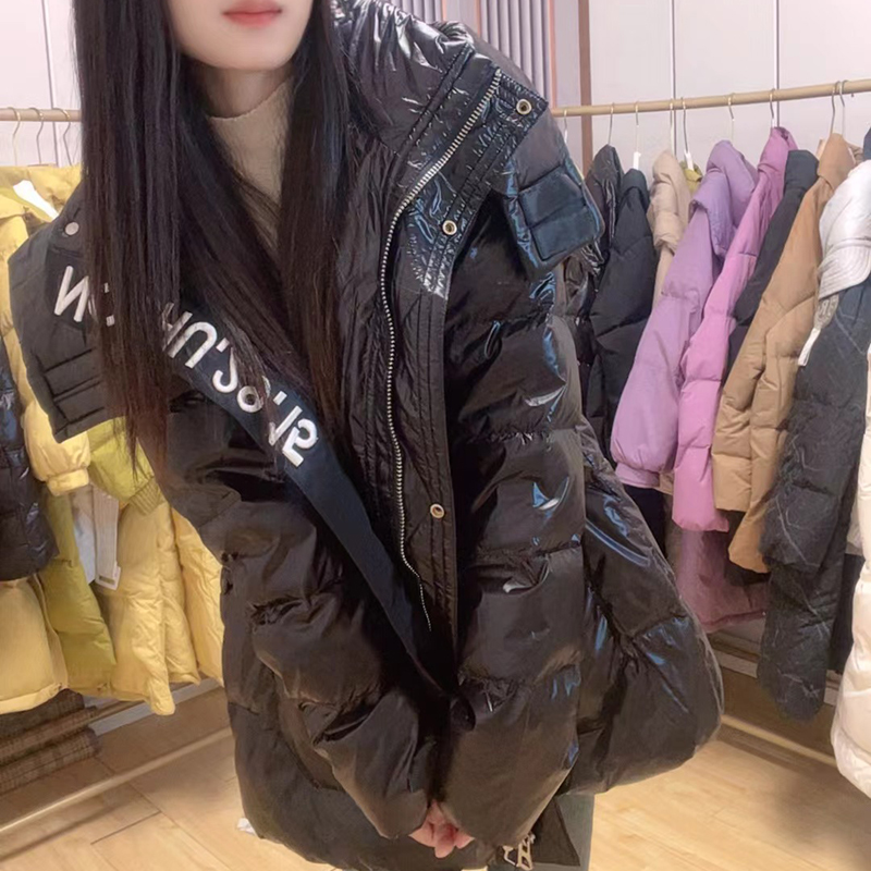 黑色短款YRF003保暖百搭中长款时尚