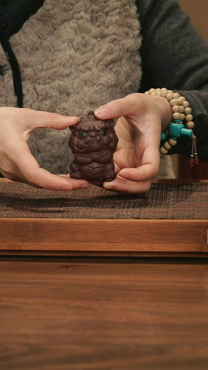 【闪购商品】紫砂茶宠 老紫泥 祥瑞茶宠 手工制