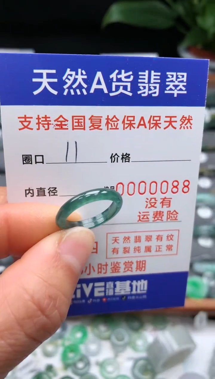 【闪购商品】翡翠戒指未镶嵌00000000000088