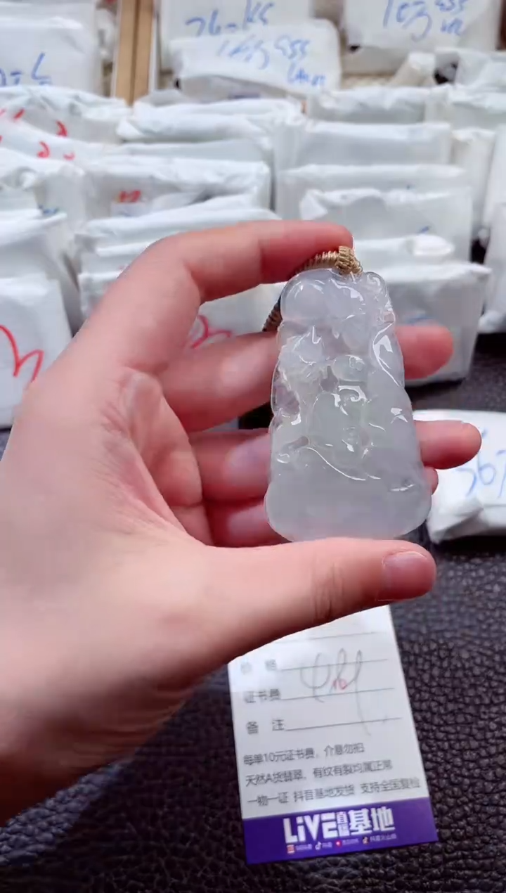 翡翠未镶嵌颈饰00000132
