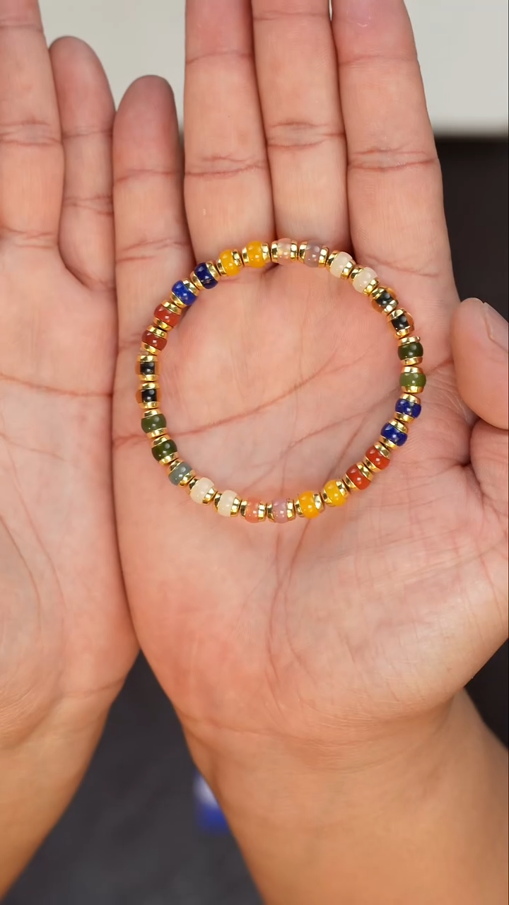 【闪购商品】青金石手串未镶嵌青金石多宝手串