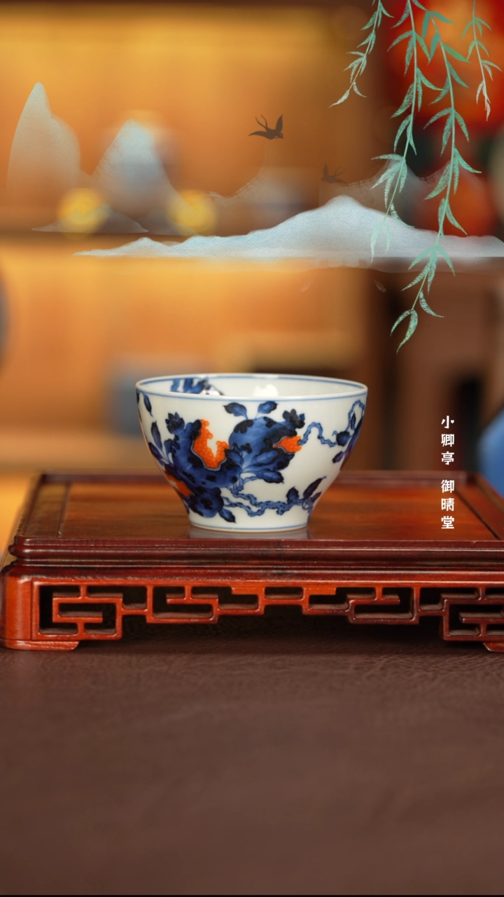 【闪购商品】杯子小卿亭景德镇手工手绘陶瓷