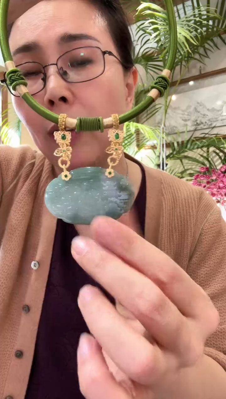 【闪购商品】翡翠颈饰未镶嵌国风