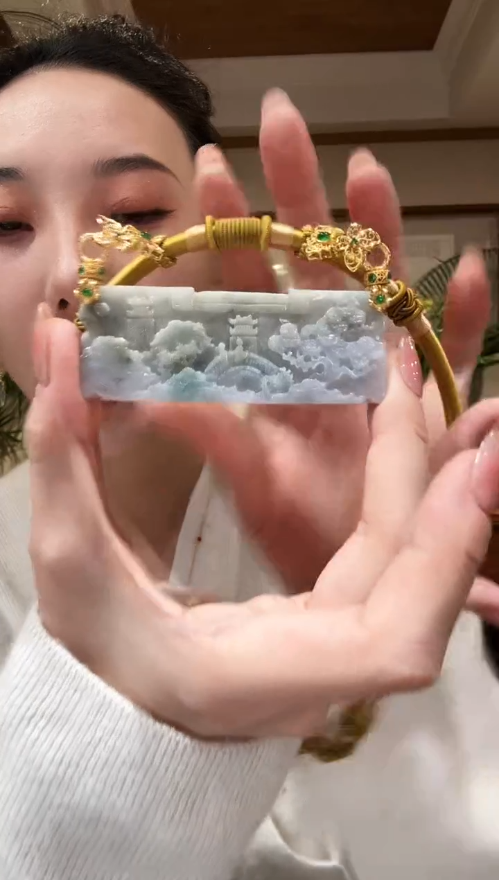 【闪购商品】翡翠颈饰未镶嵌国风