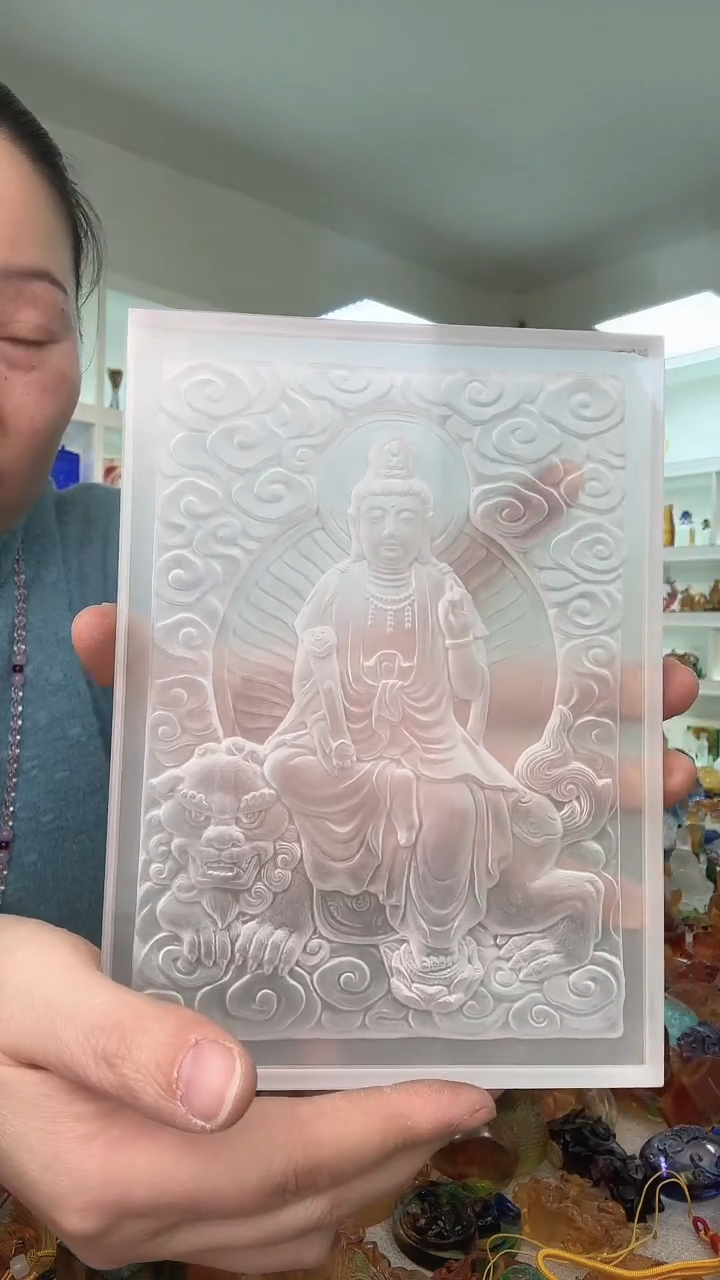 手工艺品琉璃文殊