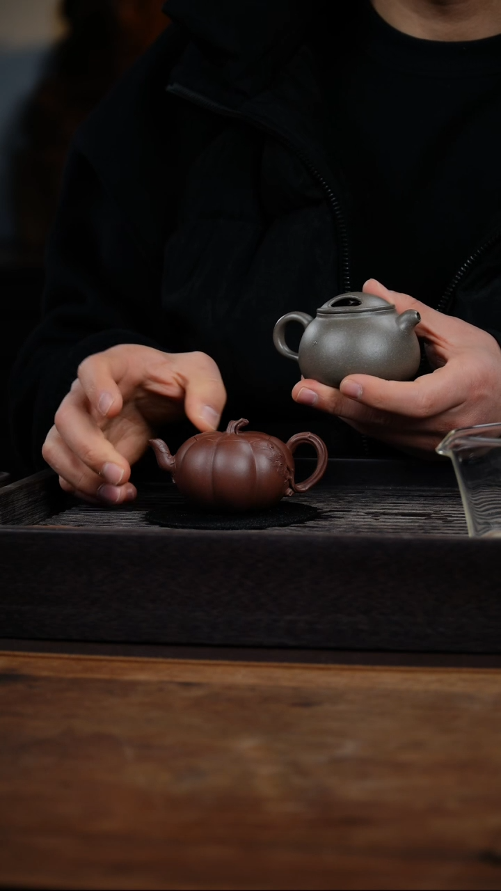 【闪购商品】紫砂茶壶100cc 南瓜 周丽琴