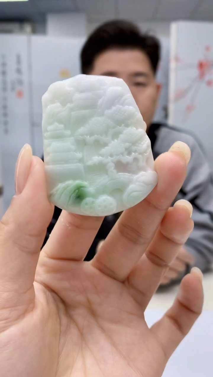 【闪购商品】翡翠颈饰未镶嵌4917lr-jj挂件98