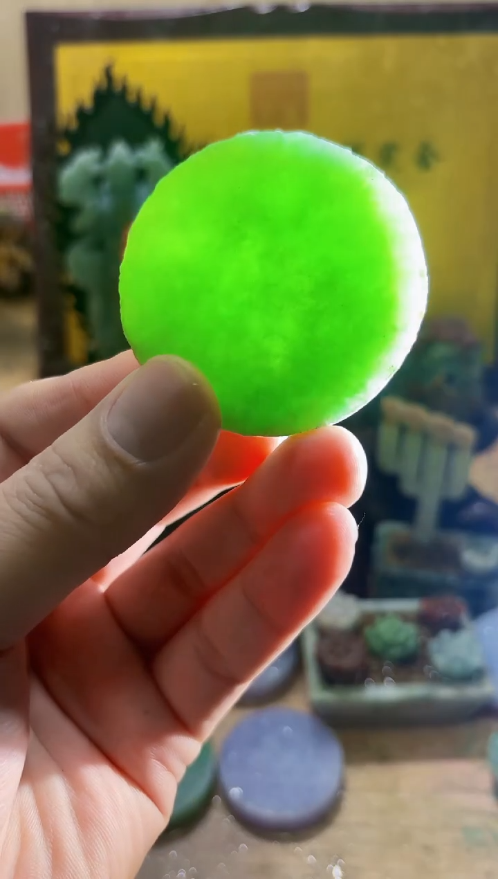 未镶嵌挂件翡翠A货常星8148