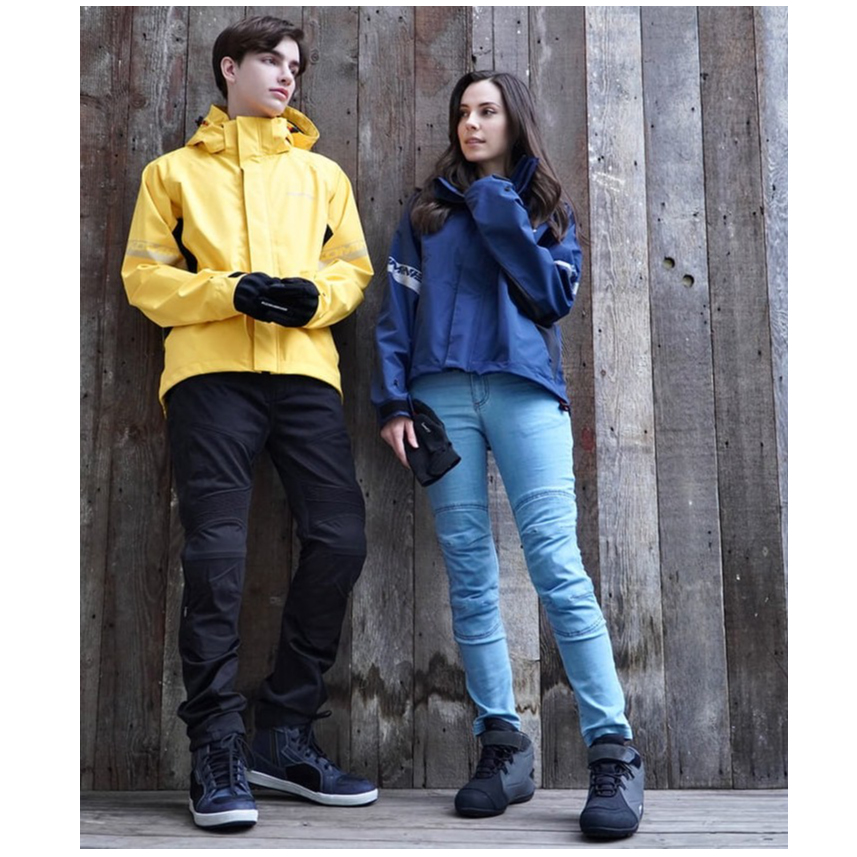 日本K牌754夏季摩托车防摔骑行牛仔裤高弹性COOLMAX纤维速干女款