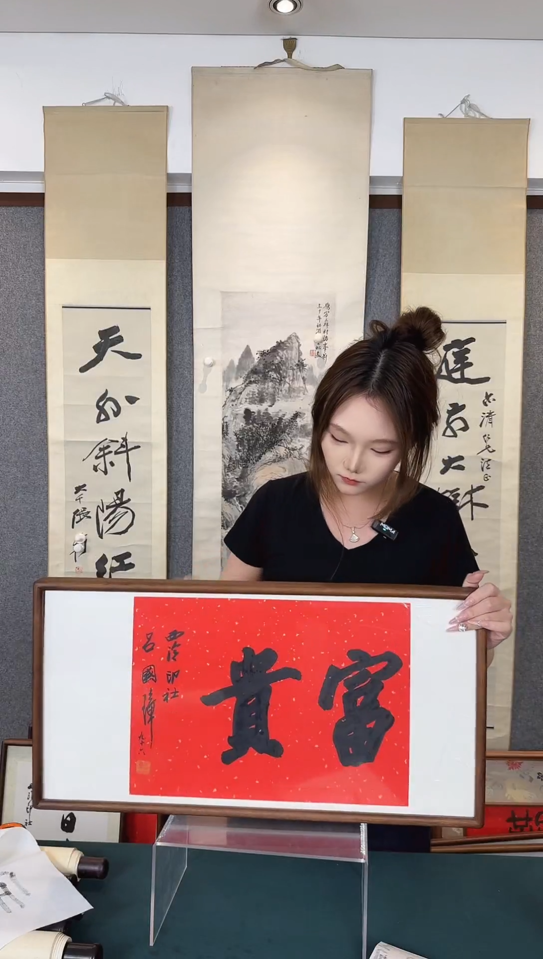国画老师手绘作品
