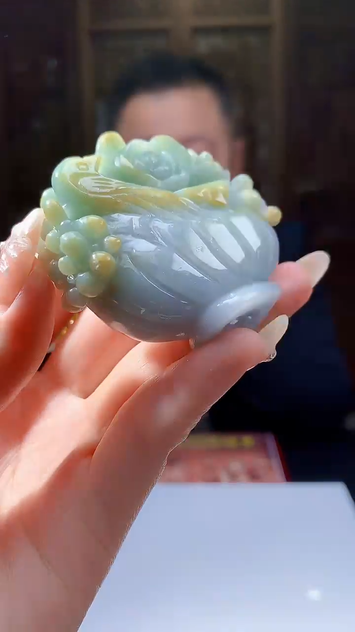 【闪购商品】定制翡翠未镶嵌8051jj-毛货挂件29