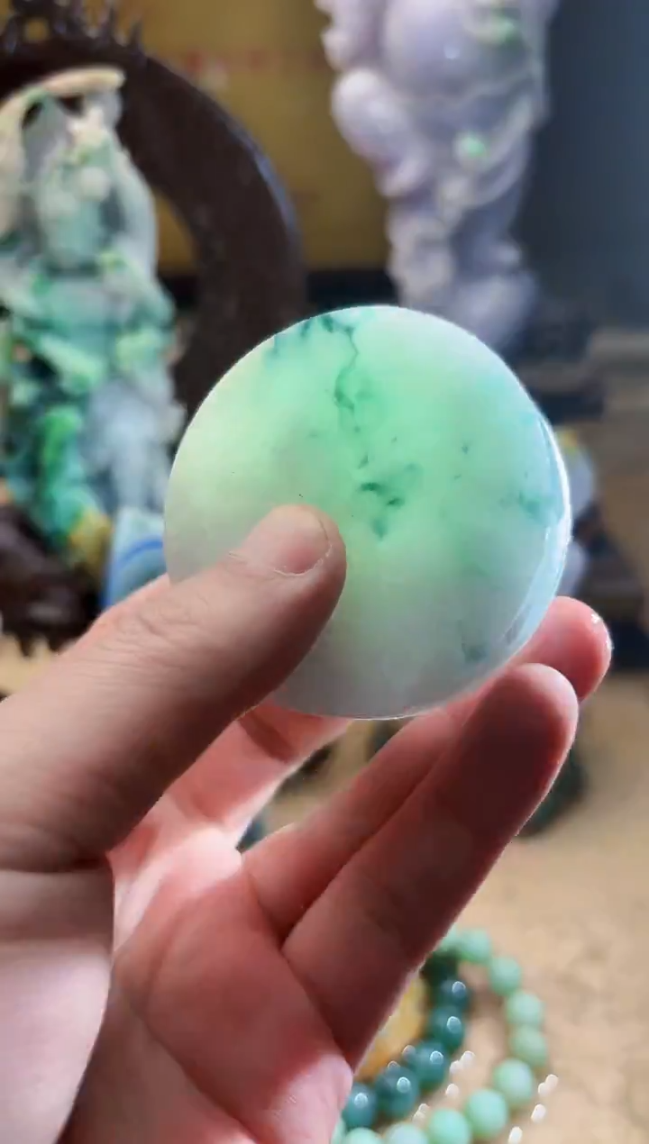 未镶嵌挂件翡翠A货张麦9621