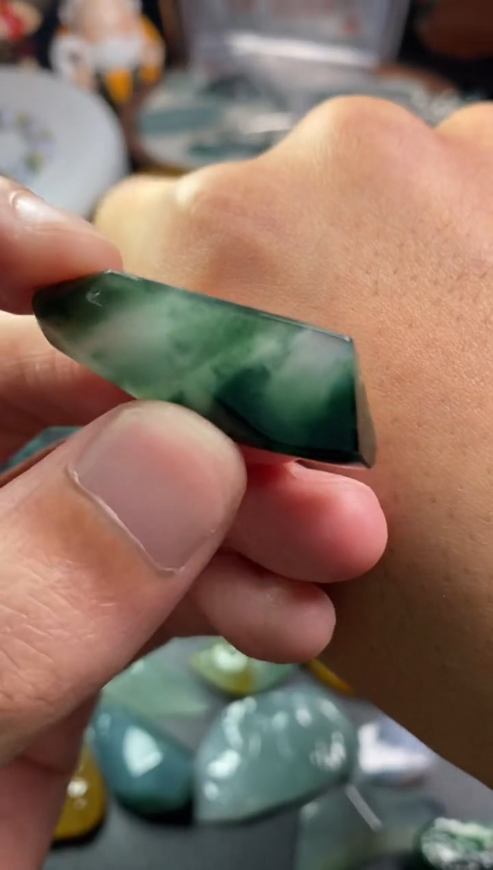 未镶嵌定制翡翠翡翠片料定制未镶嵌12.16-19