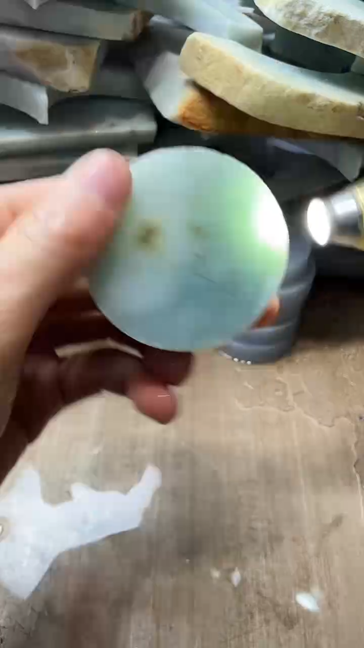 裸石翡翠天然翡翠A货花533