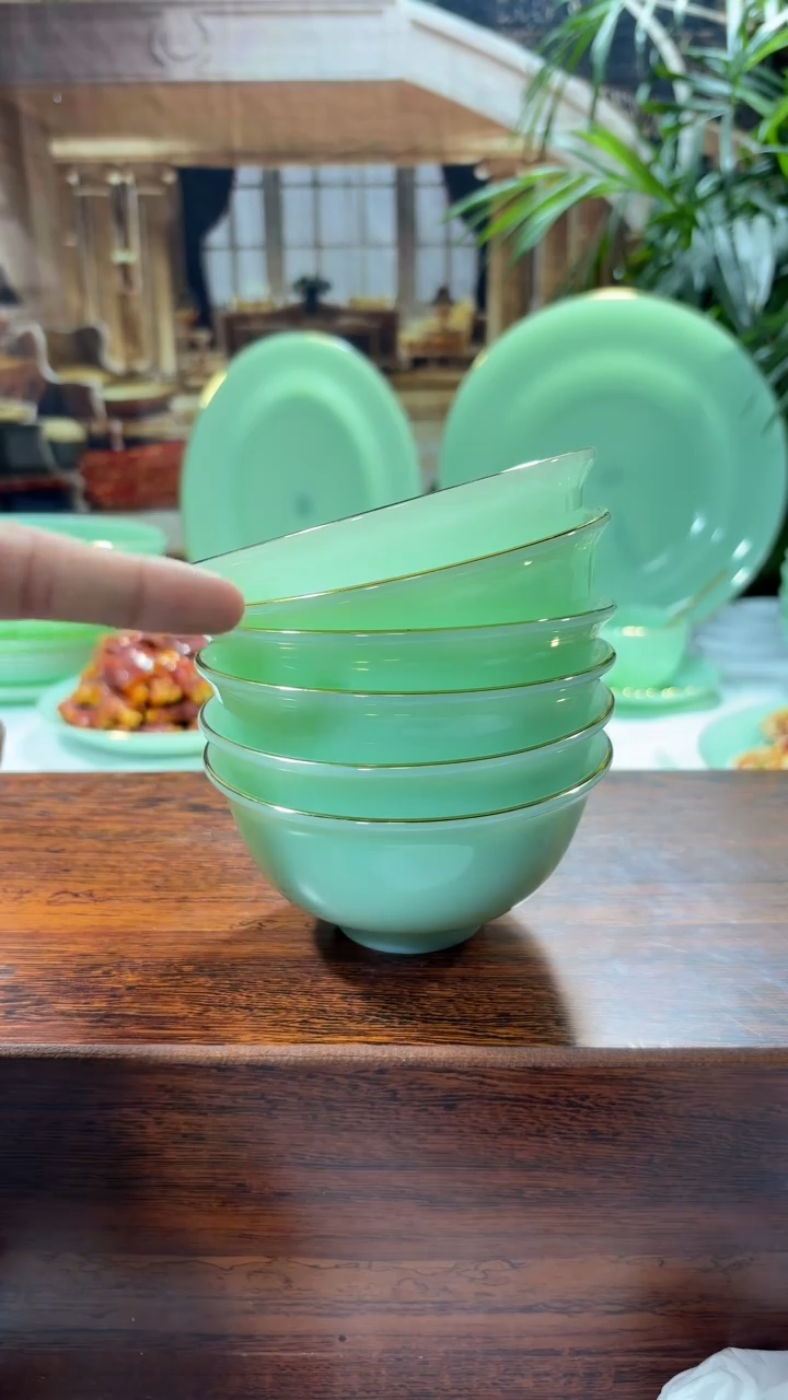 【闪购商品】....4.5英寸玉瓷碗6个口径11.5厘米