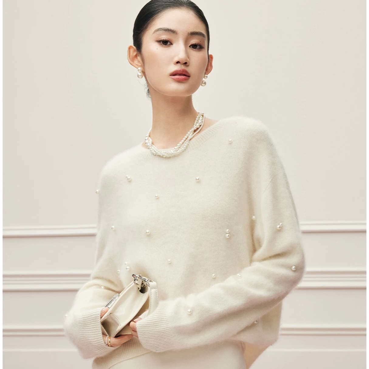 151-200羊绒针织毛衣加厚秋冬高级气质千金风