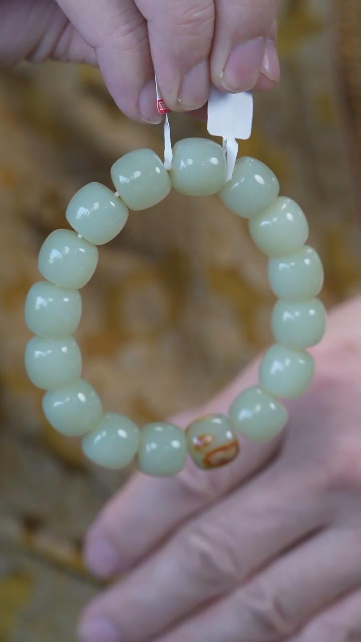 【闪购商品】岫岩河磨玉（透闪石质玉）手串未镶嵌手串