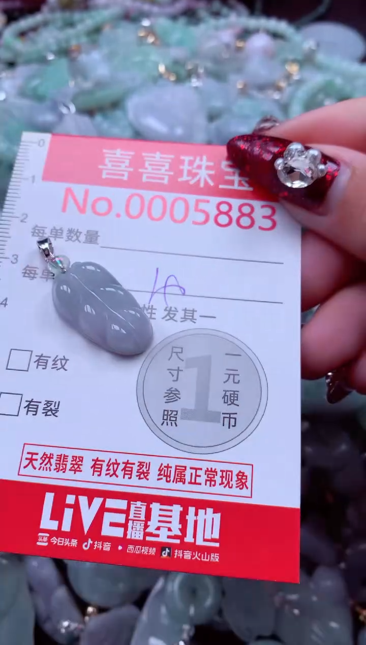 颈饰未镶嵌翡翠5883