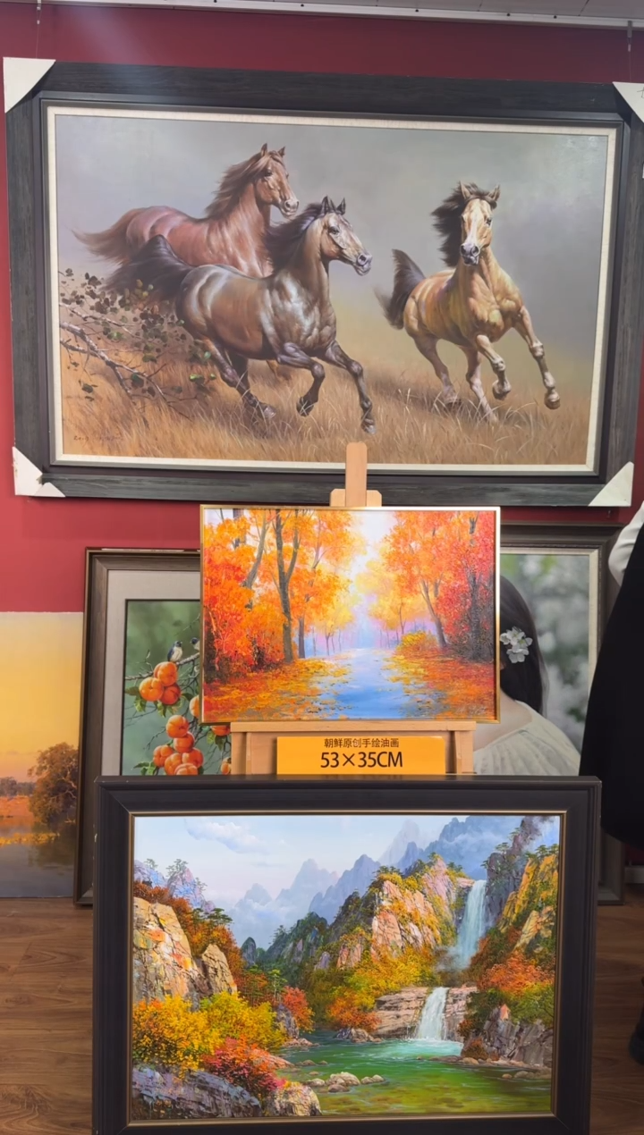 油画【9号】约53*35cm丨朝鲜原创纯手绘孤品油画丨顺丰包邮