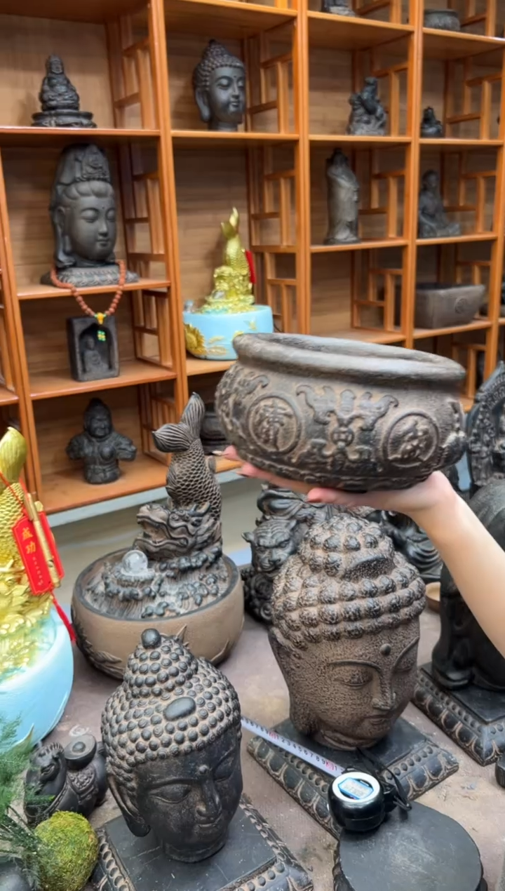 陶土【火山泥】聚宝盆