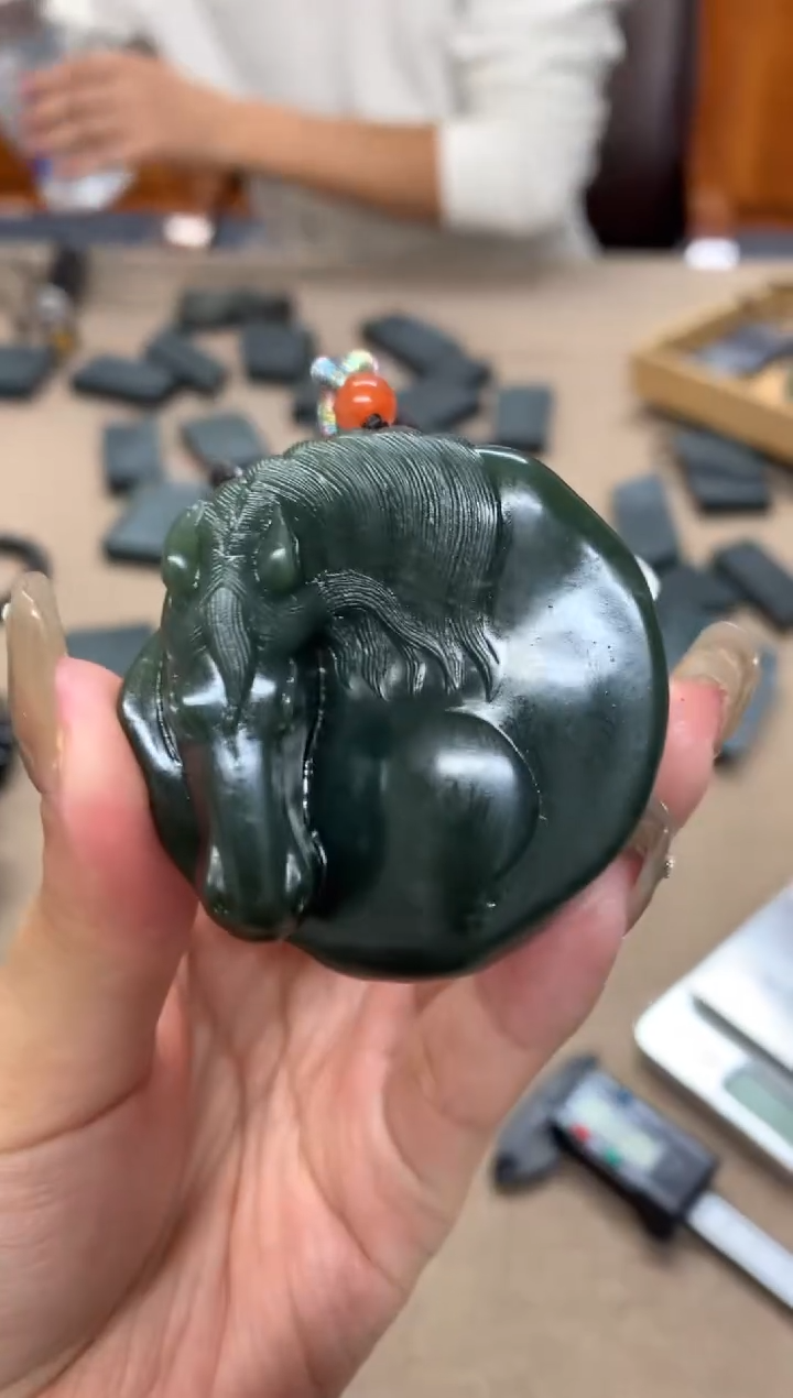 【闪购商品】和田玉颈饰未镶嵌1略棉