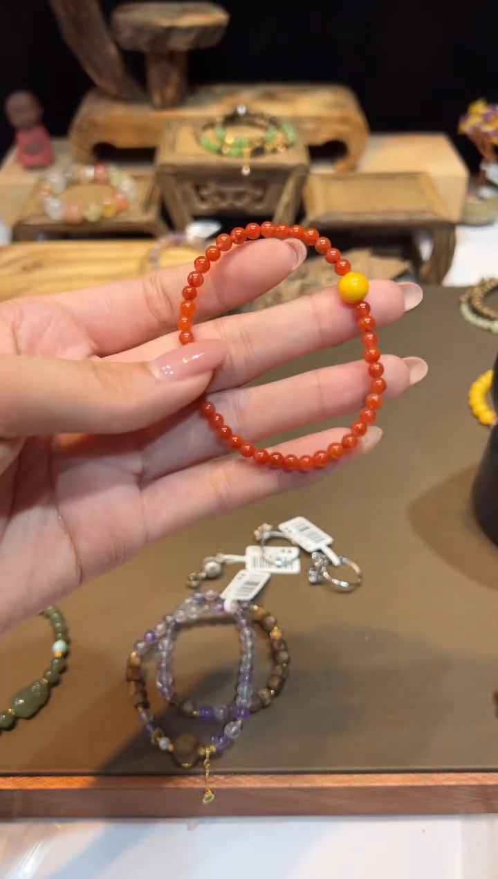 未镶嵌手链玛瑙/玉髓手饰@@9701