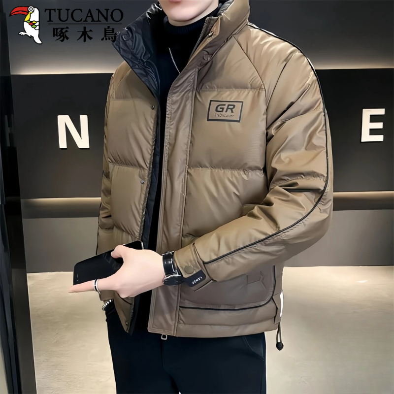 TUCANO/啄木鳥冬季男立领羽绒棉服休闲青年保暖外套时尚百搭上衣