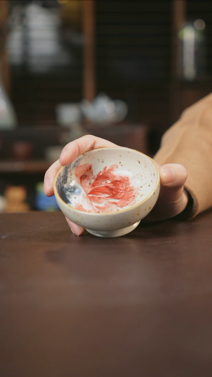 【闪购商品】杯景德镇陶瓷杯碗柴烧多人