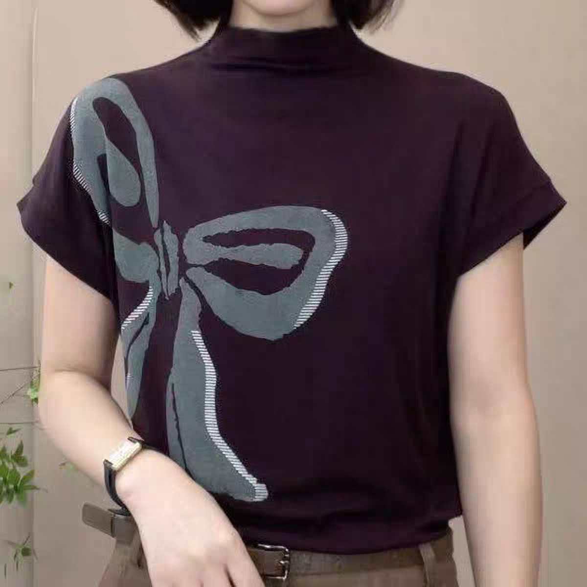 高档妈妈衣橱1137女式体恤