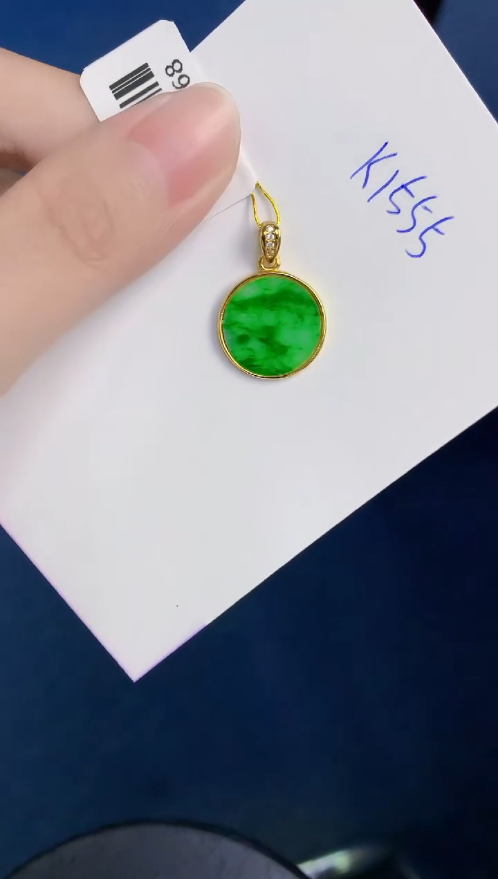 颈饰未镶嵌翡翠天然翡翠缅甸A货