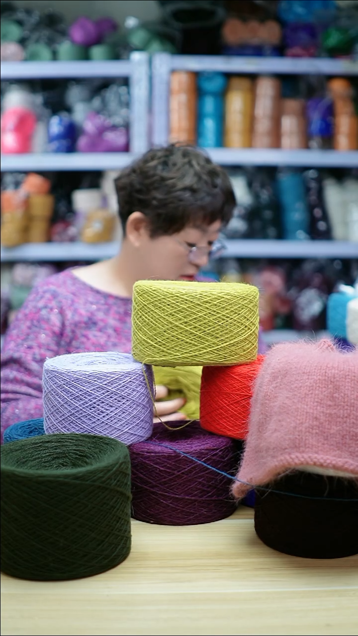 貂毛欢姐手编线A784